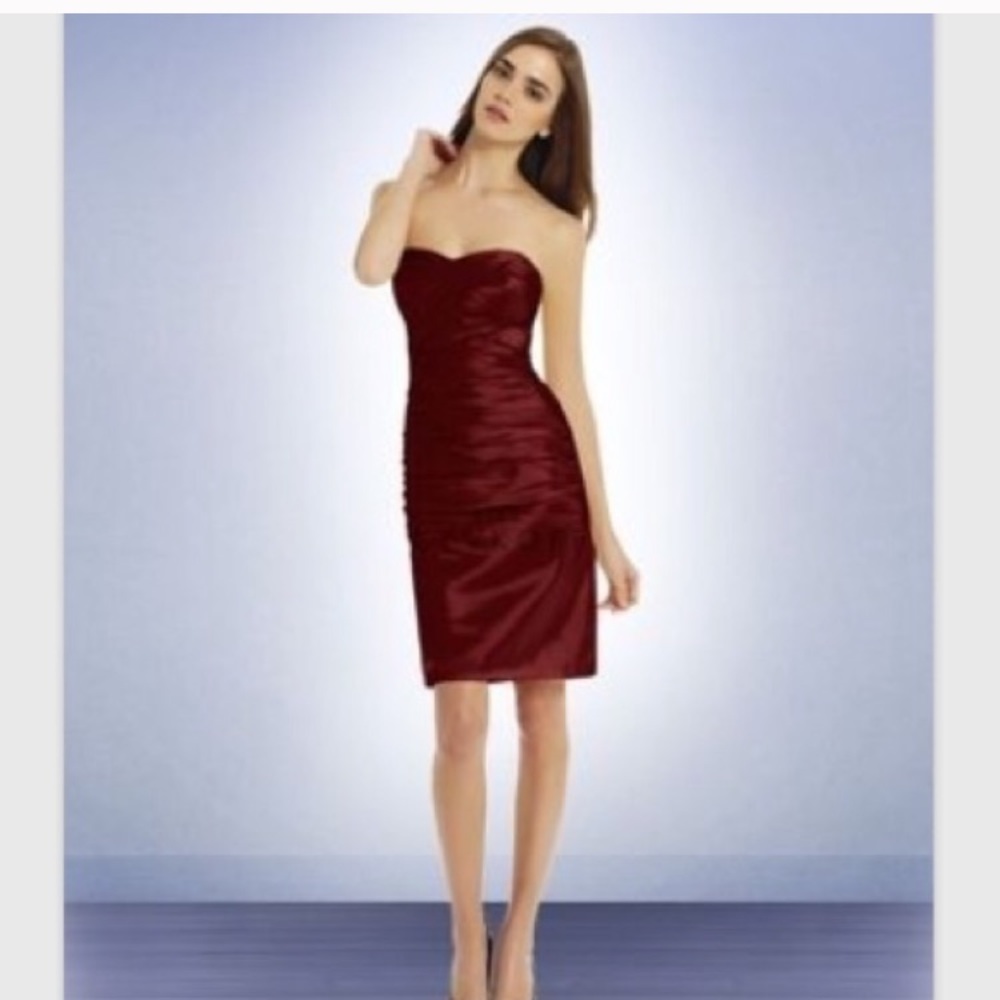 Bill Levkoff cinnamon formal dress